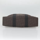 HERMES Her Line MM Tote Bag Canvas Gray Silver Auth bs23512-5