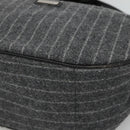 BURBERRY Black label Shoulder Bag Wool Gray Auth bs23525-9