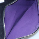 BURBERRY Black label Shoulder Bag Wool Gray Auth bs23525-20