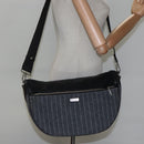 BURBERRY Black label Shoulder Bag Wool Gray Auth bs23525-21