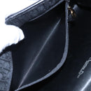 Christian Dior Trotter Canvas Chain Shoulder Bag Black Gold Auth bs23529-12