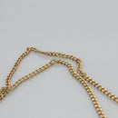 Christian Dior Trotter Canvas Chain Shoulder Bag Black Gold Auth bs23529-8