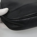 Christian Dior Shoulder Bag Leather Navy Gold Auth bs23532-17