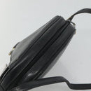 Christian Dior Shoulder Bag Leather Navy Gold Auth bs23532-6