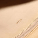 CHANEL Matelasse Chain Shoulder Bag Lamb Skin Beige Gold CC Auth bs23535-19