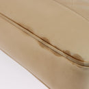 CHANEL Matelasse Chain Shoulder Bag Lamb Skin Beige Gold CC Auth bs23535-20