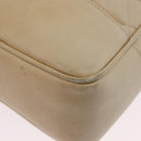 CHANEL Matelasse Chain Shoulder Bag Lamb Skin Beige Gold CC Auth bs23535-23