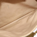 CHANEL Matelasse Chain Shoulder Bag Lamb Skin Beige Gold CC Auth bs23535-24
