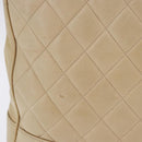 CHANEL Matelasse Chain Shoulder Bag Lamb Skin Beige Gold CC Auth bs23535-6
