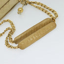 CHANEL Matelasse Chain Shoulder Bag Lamb Skin Beige Gold CC Auth bs23535-7
