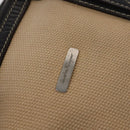 Salvatore Ferragamo Boston Bag Canvas Leather 2way Beige Silver Auth bs23541-17