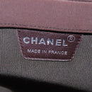 CHANEL Hand Bag Nylon Brown CC Auth bs23545-17