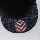 CHANEL Cap Tweed Blue Auth bs23546V-11