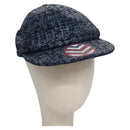 CHANEL Cap Tweed Blue Auth bs23546V-1