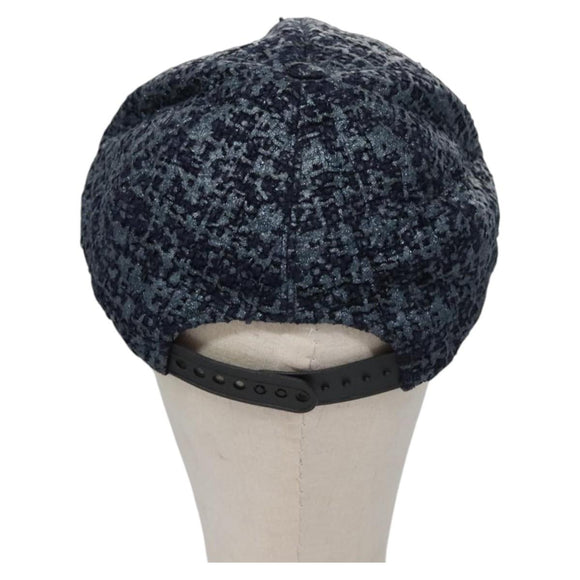 CHANEL Cap Tweed Blue Auth bs23546V