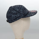 CHANEL Cap Tweed Blue Auth bs23546V-4