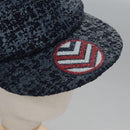 CHANEL Cap Tweed Blue Auth bs23546V-5