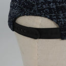 CHANEL Cap Tweed Blue Auth bs23546V-7