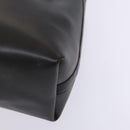 Salvatore Ferragamo Gancini Hand Bag Vinyl Black Auth bs23548-9