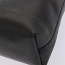 Salvatore Ferragamo Gancini Hand Bag Vinyl Black Auth bs23548-15