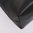 Salvatore Ferragamo Gancini Hand Bag Vinyl Black Auth bs23548-16