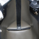 Salvatore Ferragamo Gancini Hand Bag Vinyl Black Auth bs23548-18