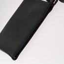 Salvatore Ferragamo Gancini Hand Bag Vinyl Black Auth bs23548-21