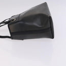 Salvatore Ferragamo Gancini Hand Bag Vinyl Black Auth bs23548-4