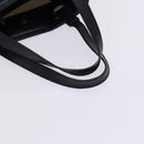 Salvatore Ferragamo Gancini Hand Bag Vinyl Black Auth bs23548-7