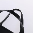Salvatore Ferragamo Gancini Hand Bag Vinyl Black Auth bs23548-8