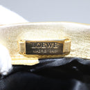 LOEWE Shoulder Bag Leather Gold Auth bs23549-19