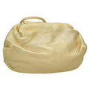 LOEWE Shoulder Bag Leather Gold Auth bs23549-2