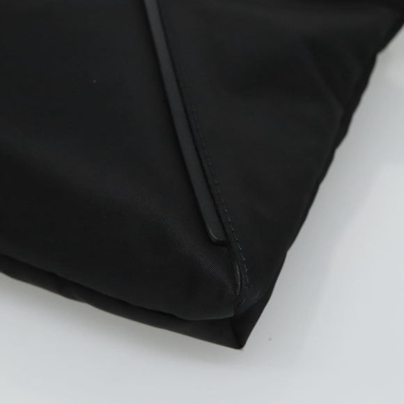 GIVENCHY Umhängetasche Nylon Schwarz Silber Auth bs23553