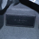 GIVENCHY Umhängetasche Nylon Schwarz Silber Auth bs23553-18