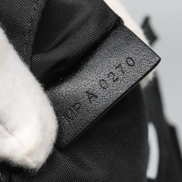 GIVENCHY Shoulder Bag Nylon Black Silver Auth bs23553