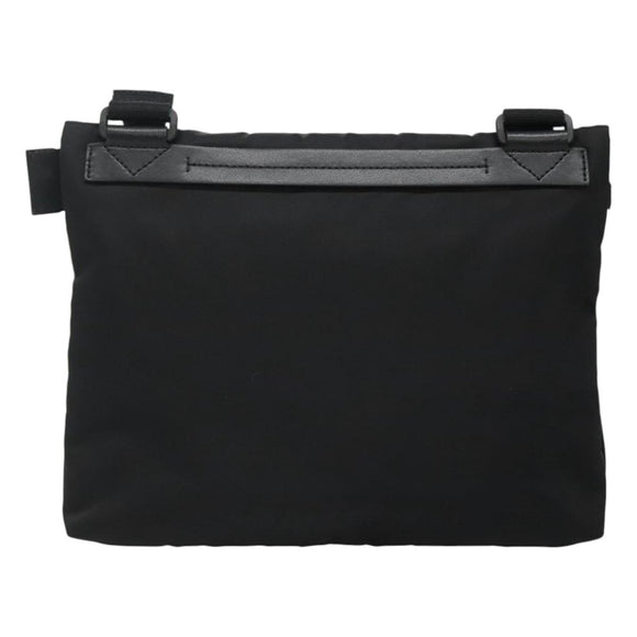 GIVENCHY Umhängetasche Nylon Schwarz Silber Auth bs23553
