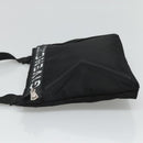 GIVENCHY Umhängetasche Nylon Schwarz Silber Auth bs23553-4