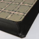 CHANEL Choco Bar Chain Hand Bag Enamel Leather Beige CC Auth bs23554V-8