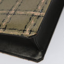 CHANEL Choco Bar Chain Hand Bag Enamel Leather Beige CC Auth bs23554V-17