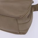 GUCCI Shoulder Bag Leather Beige Gold 001 2113 1601 Auth bs23558-12