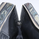 Salvatore Ferragamo Clutch Bag Leather Black Gold Auth bs23562-17