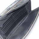 Salvatore Ferragamo Clutch Bag Leather Black Gold Auth bs23562-20