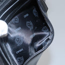 Gianni Versace Clutch Bag Leather Black Silver Auth bs23563-12