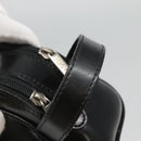 Gianni Versace Clutch Bag Leather Black Silver Auth bs23563-7