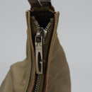 GUCCI Shoulder Bag Nylon Beige Silver 000 602 Auth bs23586-10