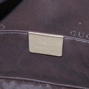 GUCCI Shoulder Bag Nylon Beige Silver 000 602 Auth bs23586-18