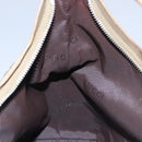 GUCCI Shoulder Bag Nylon Beige Silver 000 602 Auth bs23586-19