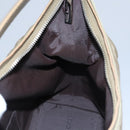 GUCCI Shoulder Bag Nylon Beige Silver 000 602 Auth bs23586-20