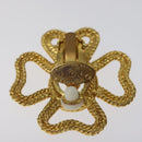 CHANEL COCO Mark Earring metal Gold CC Auth bs23588V-8