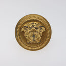 Gianni Versace Medusa Ring metal Gold Auth bs23591-2